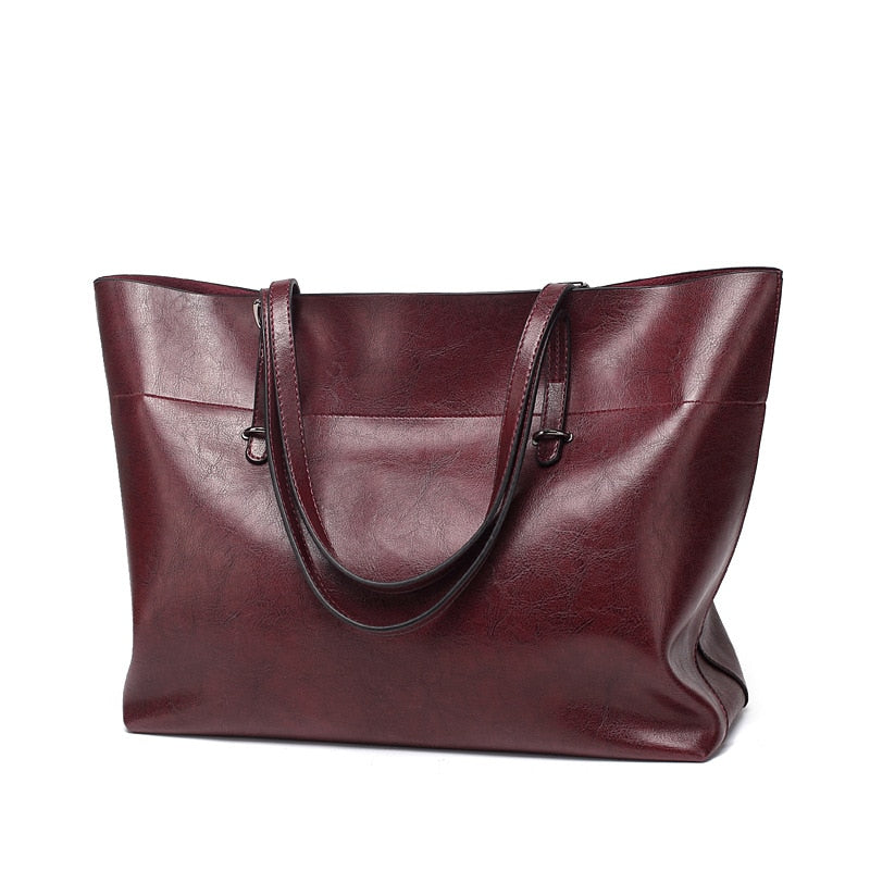 DIDABEAR Brand Leather Tote Bag