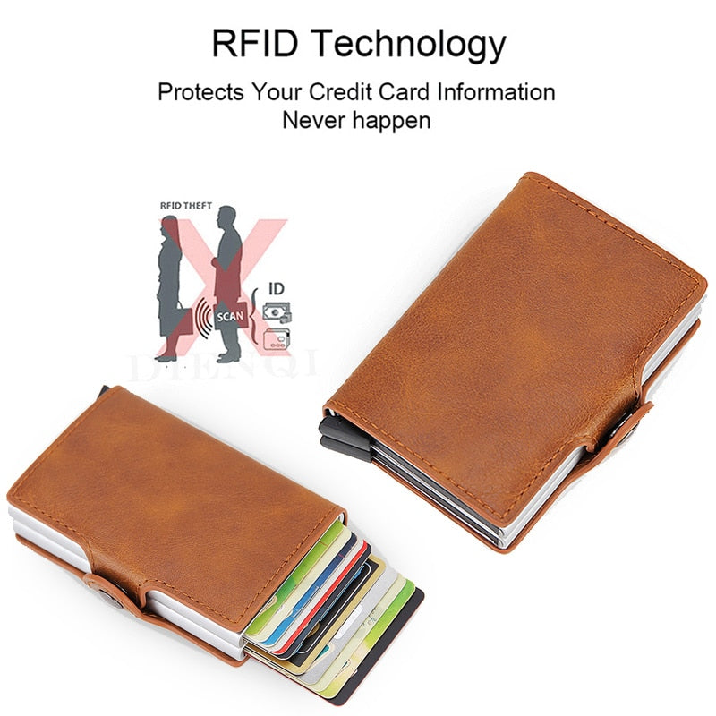 Top Quality Rfid Wallet Men Money Bag