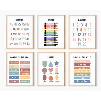 Kids' Educational Wall Decoration Frame